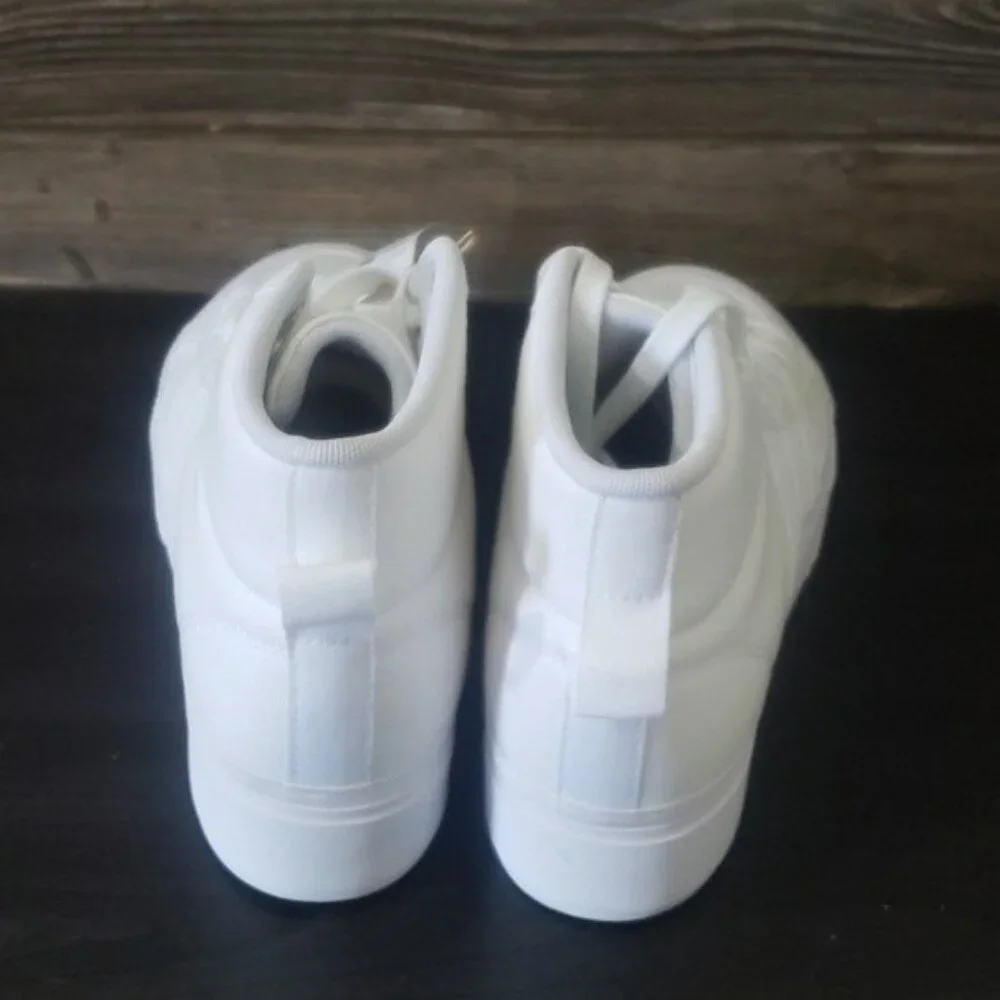 New Adidas Bravada Mid Womens White Platform Shoes Size 8 Skater‎ Streetwear